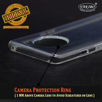 VAKIBO Premium Clear 2MM Thick Transparent Soft TPU Rubber Back Cover Case With Camera Protection Suitable for OnePlus 7T
