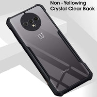 VAKIBO Super Premium Black Border Transparent Case With Corner Protection & Camera Protection Suitable for Oneplus 7T