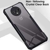 VAKIBO Super Premium Black Border Transparent Case With Corner Protection & Camera Protection Suitable for Oneplus 7T