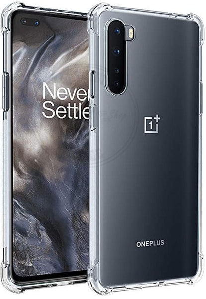 VAKIBO Premium Clear 2MM Thick Transparent Soft TPU Rubber Back Cover Case With Camera Protection Suitable for Oneplus Nord