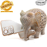 VAKIBO Golden Chrome Border White Coloured Soft TPU Back Cover Case With Camera Protection Suitable for OnePlus Nord 2T