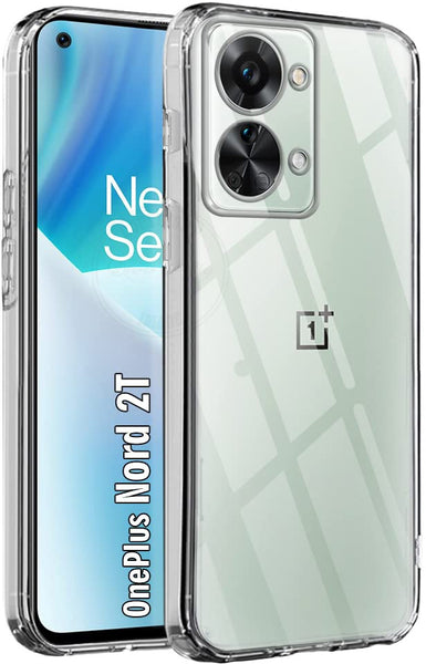 VAKIBO Premium Clear 1.5MM Thick Transparent Soft TPU Rubber Back Cover Case With Camera Protection Suitable for OnePlus Nord 2T