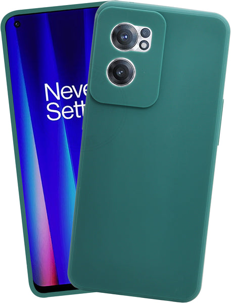 VAKIBO Green Coloured Back Cover Case Suitable for OnePlus Nord CE2