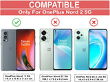 VAKIBO Super Premium Black Border Transparent Case With Corner Protection & Camera Protection Suitable for OnePlus Nord 2