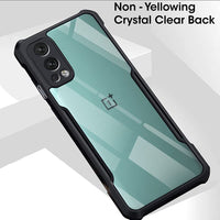 VAKIBO Super Premium Black Border Transparent Case With Corner Protection & Camera Protection Suitable for OnePlus Nord 2