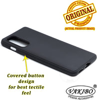 VAKIBO Matte Frosted Black Coloured Soft TPU Back Cover Case Suitable for OnePlus Nord 2
