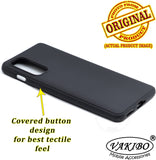 VAKIBO Matte Frosted Black Coloured Soft TPU Back Cover Case Suitable for OnePlus Nord 2