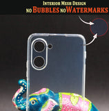 VAKIBO Premium Clear 1.5MM Thick Transparent Soft TPU Rubber Back Cover Case With Camera Protection Suitable for Samsung Galaxy M16