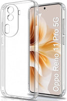 VAKIBO Premium Clear 1.5MM Thick Transparent Soft TPU Rubber Back Cover Case With Camera Protection Suitable for Oppo Reno 11 Pro