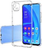 VAKIBO Super Premium Soft TPU Transparent Case With Dustplug,Side Grip,Corner Protection,lanyard Cuts,Camera Protection Suitable for Oppo A16k