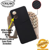 VAKIBO Dotted Black Coloured Made with Silicon Rubber TPU Back Cover Case Suitable for Oppo A17