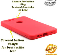 VAKIBO Red Coloured Back Cover Case Suitable for Realme C1