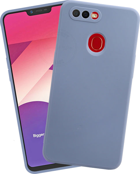 VAKIBO Steel Blue Coloured Back Cover Case Suitable for Oppo A3s