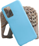 VAKIBO 1.2 MM Thick Sky Blue Coloured Soft TPU Rubber Back Cover Case With Camera Protection Ring Suitable for Oppo A53s