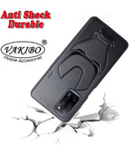 VAKIBO Iron Man 3D Mask Design Black Coloured Soft TPU Back Cover Case With Camera Protection Ring Suitable for Oppo A53s