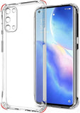VAKIBO Super Premium Soft TPU Transparent Case With Dustplug,Side Grip,Corner Protection,lanyard Cuts,Camera Protection Suitable for Oppo A93 5G