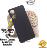 VAKIBO Dotted Black Coloured Made with Silicon Rubber TPU Back Cover Case Suitable for Oppo A78