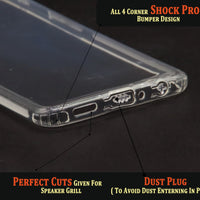 VAKIBO Super Premium Soft TPU Transparent Case With Dustplug,Side Grip,Corner Protection,lanyard Cuts,Camera Protection Suitable for Oppo F15