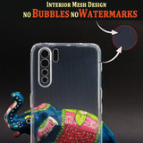 VAKIBO Super Premium Soft TPU Transparent Case With Dustplug,Side Grip,Corner Protection,lanyard Cuts,Camera Protection Suitable for Oppo F15