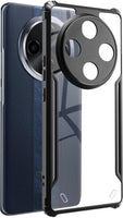 VAKIBO Super Premium Black Border Transparent Case With Corner Protection & Camera Protection Suitable for Oppo F27 Pro Plus