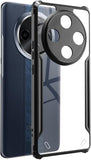 VAKIBO Super Premium Black Border Transparent Case With Corner Protection & Camera Protection Suitable for Oppo F27 Pro Plus