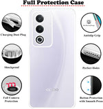 VAKIBO Premium Clear 1.5MM Thick Transparent Soft TPU Rubber Back Cover Case With Camera Protection Suitable for OPPO K12x 5G