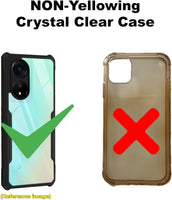VAKIBO Best Selling Black and Transparent Back Cover Case Made With Soft TPU and Acrylic With 4 Corner and Camera Protection Suitable for Oppo Reno 10