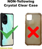 VAKIBO Best Selling Black and Transparent Back Cover Case Made With Soft TPU and Acrylic With 4 Corner and Camera Protection Suitable for Oppo Reno 10