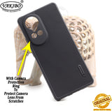 VAKIBO Dotted Black Coloured Made with Silicon Rubber TPU Back Cover Case Suitable for Oppo Reno 10 Pro