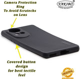 VAKIBO Dotted Black Coloured Made with Silicon Rubber TPU Back Cover Case Suitable for Oppo Reno 10 Pro