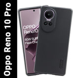 VAKIBO Dotted Black Coloured Made with Silicon Rubber TPU Back Cover Case Suitable for Oppo Reno 10 Pro