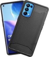 VAKIBO Dotted Design Black Coloured Soft TPU Back Cover Case Suitable for Oppo Reno 5 Pro