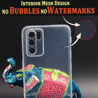 VAKIBO Super Premium Soft TPU Transparent Case With Dustplug,Side Grip,Corner Protection,lanyard Cuts,Camera Protection Suitable for Oppo Reno 6