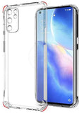 VAKIBO Super Premium Soft TPU Transparent Case With Dustplug,Side Grip,Corner Protection,lanyard Cuts,Camera Protection Suitable for Oppo Reno 6 Pro