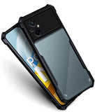 VAKIBO Super Premium Black Border Transparent Case With Corner Protection & Camera Protection Suitable for Mi Redmi Note 11R