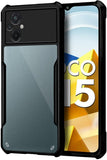 VAKIBO Super Premium Black Border Transparent Case With Corner Protection & Camera Protection Suitable for Mi Redmi Note 11R