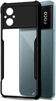 VAKIBO Super Premium Black Border Transparent Case With Corner Protection & Camera Protection Suitable for Mi Redmi Note 11R