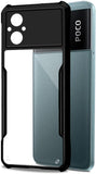 VAKIBO Super Premium Black Border Transparent Case With Corner Protection & Camera Protection Suitable for Mi Redmi Note 11R