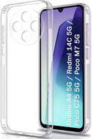 VAKIBO Premium Clear 1.5MM Thick Transparent Soft TPU Rubber Back Cover Case With Camera Protection Suitable for Mi Redmi 14C 5G