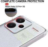 VAKIBO Premium Clear 1.5MM Thick Transparent Soft TPU Rubber Back Cover Case With Camera Protection Suitable for Mi Redmi Note 13 Pro Plus