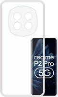 VAKIBO Premium Clear 1.5MM Thick Transparent Soft TPU Rubber Back Cover Case With Camera Protection Suitable for Realme P2 Pro