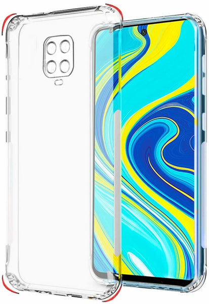 VAKIBO Super Premium Soft TPU Transparent Case With Dustplug,Side Grip,Corner Protection,lanyard Cuts,Camera Protection Suitable for Poco M2 Pro