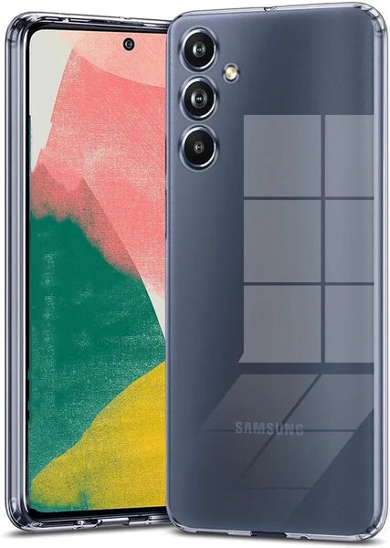VAKIBO Premium Clear 2MM Thick Transparent Soft TPU Rubber Back Cover Case With Camera Protection Suitable for Samsung Galaxy M34 5G