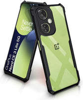 VAKIBO Super Premium Black Border Transparent Case With Corner Protection & Camera Protection Suitable for OnePlus Nord CE3 Lite