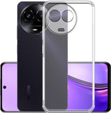 VAKIBO Premium Clear 1.5MM Thick Transparent Soft TPU Rubber Back Cover Case With Camera Protection Suitable for Realme 11X 5G