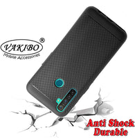 VAKIBO Dotted Design Black Coloured Soft TPU Back Cover Case Suitable for Realme 5