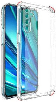 VAKIBO Super Premium Soft TPU Transparent Case With Dustplug,Side Grip,Corner Protection,lanyard Cuts,Camera Protection Suitable for Realme 5
