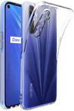 VAKIBO Super Premium Soft TPU Transparent Case With Dustplug,Side Grip,Corner Protection,lanyard Cuts,Camera Protection Suitable for Realme 6
