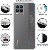 VAKIBO Premium Clear 1.5MM Thick Transparent Soft TPU Rubber Back Cover Case With Camera Protection Suitable for Realme 8 Pro