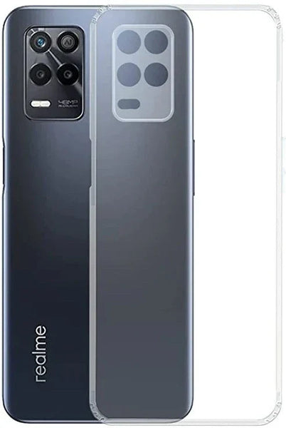 VAKIBO Premium Clear 1.5MM Thick Transparent Soft TPU Rubber Back Cover Case With Camera Protection Suitable for Realme 8S